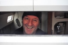 A happy Terry, his hatch refit measurements were correct first time!